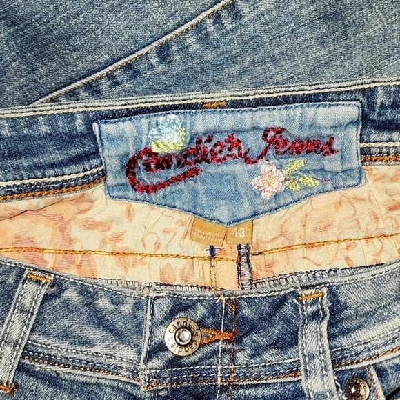 Candies Jeans w/distressed & embellishments Sz 13 - Picture 10 of 10